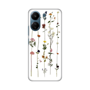 Torbica Silikonska Print Skin za Xiaomi Redmi 13C Flower 18