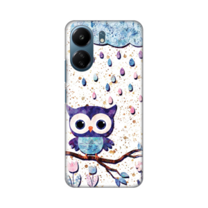 Torbica Silikonska Print Skin za Xiaomi Redmi 13C Owl 18