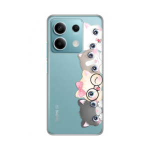 Torbica Silikonska Print Skin za Xiaomi Redmi Note 13 4G (EU) Cats 18