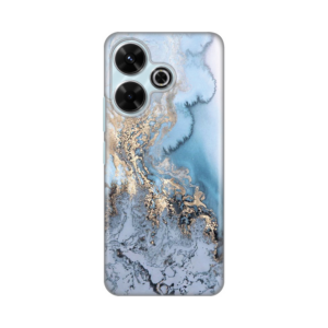 Torbica Silikonska Print za Xiaomi Redmi 13 Blue Gold Marble 18