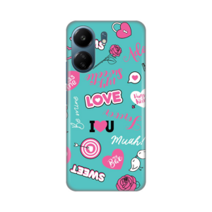 Torbica Silikonska Print za Xiaomi Redmi 13C Love