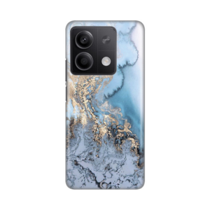 Torbica Silikonska Print za Xiaomi Redmi Note 13 4G Blue Gold Marble 18