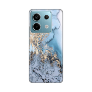 Torbica Silikonska Print za Xiaomi Redmi Note 13 Pro 5G Blue Gold Marble 18