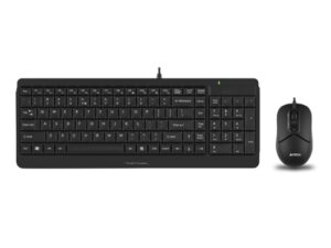 A4 TECH F1512S FSTYLER USB YU crna tastatura + USB crni miš 18