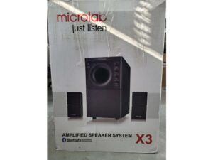 MICROLAB X3BT Aktivni drveni zvucnici 2.1 sistem 98W RMS, 3,5mm, Bluetooth OUTLET 18