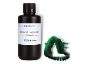 ELEGOO Dental Castable UV Resin 0.5 kg – Zelena 18