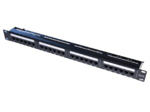 OWIRE 19”/1U Cat6 24 porta patch panel 18