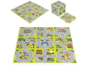 ECO TOYS Velika podloga za igru EVA FOAM City 90.5×90.5 cm 21 deo