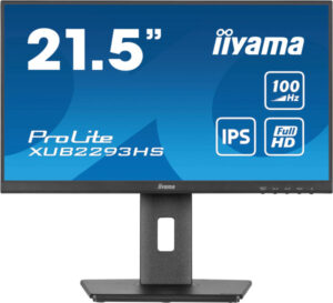 Monitor 21.5″ Iiyama XUB2293HS-B6 IPS 1920×1080/100Hz/1ms/HDMI/DP/zvučnici 18