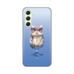 Torbica Silikonska Print za Samsung A546B Galaxy A54 5G Funny Cat 18