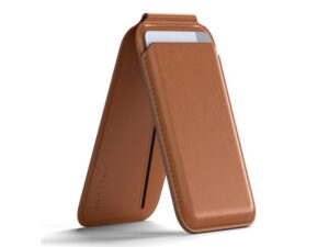 SATECHI Braon Vegan-Leather Magnetic Novčanik i držač za telefon