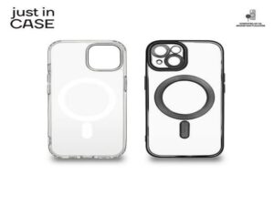 JUST IN CASE 2u1 Extra case MAG MIX paket CRNI za iPhone 15 Plus