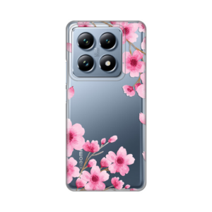 Torbica Silikonska Print Skin za Xiaomi 14T Pro Rose Flowers