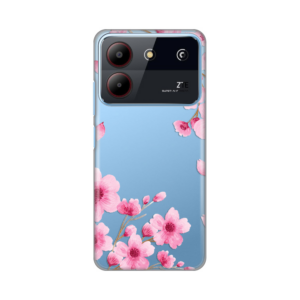 Torbica Silikonska Print Skin za ZTE Blade A54 Rose Flowers 19