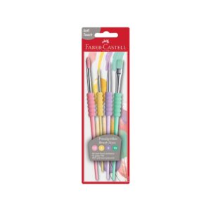 Četkica Faber Castell soft grip set 1/4 pastel 481620 18