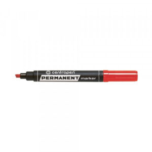 Permanent Marker CENTROPEN 8576 2mm kosi vrh crveni