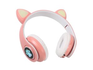 CAT Ear Bežične slušalice svetlo, Roze