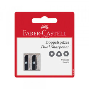 Rezač metalni Faber Castell dupli blister 263314 18