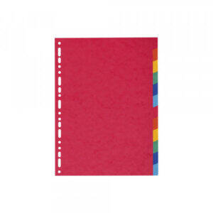 Pregradni karton A4 Exacompta 2012E color 1/12