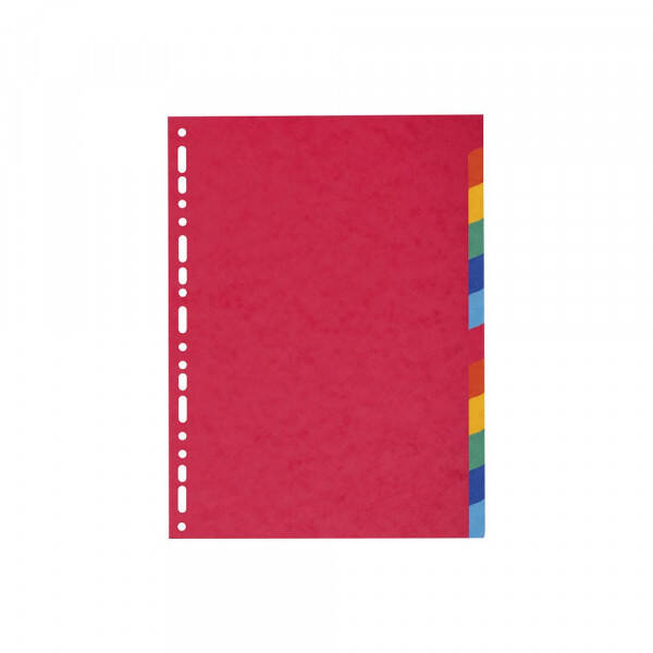 Pregradni karton A4 Exacompta 2012E color 1/12