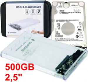 HDD 2.5 * 500GB SET USB 3.0 SATA eksterno kuciste + 500GB WD5000LUCT WD EE2-U3S9-6 (1899) 19