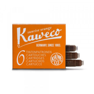 Patrone za naliv pero Kaweco 1/6 Sunrise orange 19