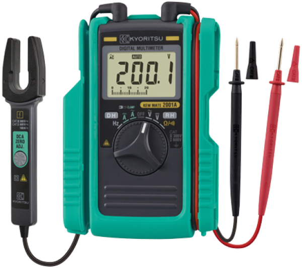 63748.png Kyoritsu Kew Mate 2001A Digital Multimeter, 600V/100A