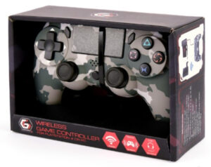 JPD-PS4BT-01-CM Gembird PC/PS4 Bezicni gamepad sa dvostrukom vibracijom, Camo