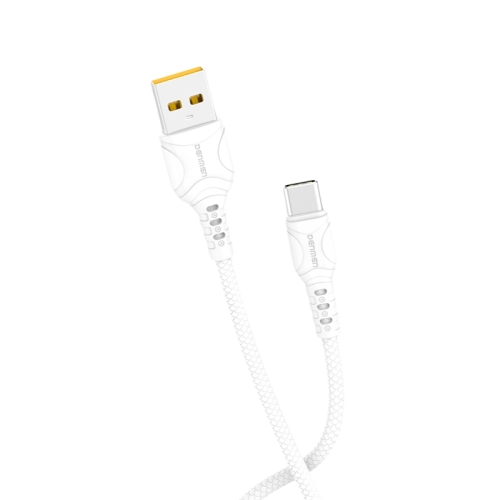 denmen-d08t-type-c-usb-data-kabl-3-6a-1m-beli.jpg DENMEN D08T Type C USB data kabl 3,6A 1m BELI