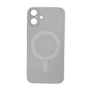 Silikonska futrola Magsafe COLOR Iphone 16 SIVA 19