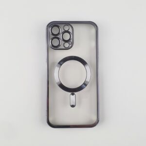Silikonska futrola Magsafe Iphone 13 PRO CRNA 19