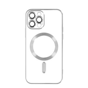 Silikonska futrola Magsafe Iphone 16 PRO SILVER 19