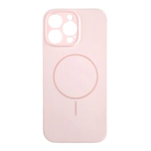 Silikonska futrola Magsafe LUX Iphone 15 PRO PUDER ROZE