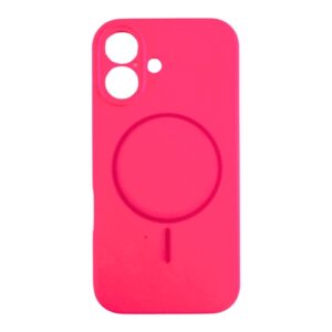 Silikonska futrola Magsafe LUX Iphone 16 ROZE