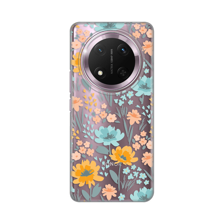 Torbica Silikonska Print Skin za Honor Magic 7 Lite Lovely Flowers