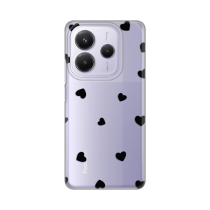 Torbica Silikonska Print Skin za Xiaomi Redmi Note 14 5G Hearts
