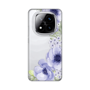 Torbica Silikonska Print Skin za Xiaomi Redmi Note 14 Pro Plus Blue Roses