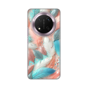 Torbica Silikonska Print za Honor Magic 7 Lite Pastel Feathers