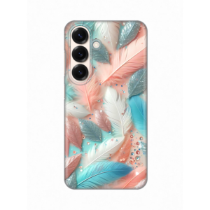 Torbica Silikonska Print za Samsung S931B Galaxy S25 Pastel Feathers