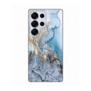Torbica Silikonska Print za Samsung S938B Galaxy S25 Ultra Blue Gold Marble