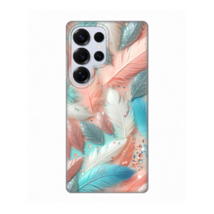 Torbica Silikonska Print za Samsung S938B Galaxy S25 Ultra Pastel Feathers
