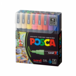 Marker Uni SET PC-3M POSCA /0.9-1,3mm 16KOM