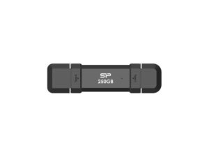 SILICON POWER Portable Stick SSD 250GB DS72 USB 3.2 Gen 2 Type-C/Type-A SP250GBUC3S72V