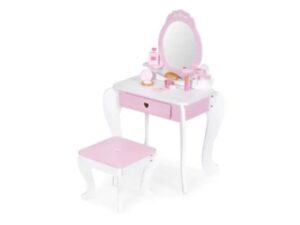 ECO TOYS Veliki sto za sminkanje za decu Pink