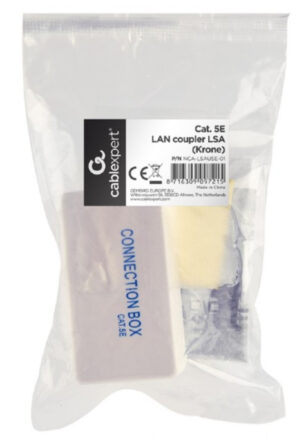 NCA-LSAU5E-01 Gembird Cat. 5E LAN coupler, LSA (Krone)