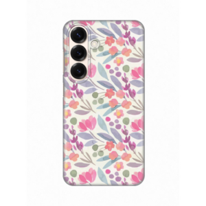 Torbica Silikonska Print za Samsung S931B Galaxy S25 Watercolor Flowers
