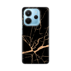 Torbica Silikonska Print za Xiaomi Redmi Note 14 4G All Black