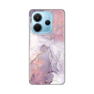 Torbica Silikonska Print za Xiaomi Redmi Note 14 4G Pink Marble