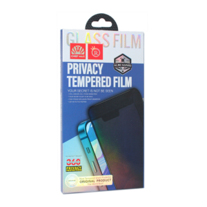 Zastitno staklo Tempered Glass Privacy 2.5D full glue za Xiaomi Redmi 14C/Redmi A4 crni