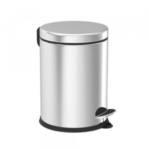 Kanta za otpatke sa pedalom INOX 5 lit  (visina 265mm, prečnik 210mm)